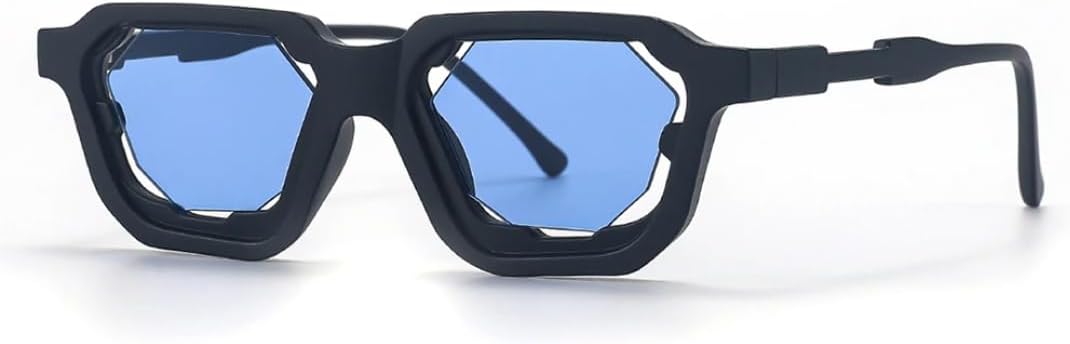 Ретро-модные панк-солнцезащитные очки для женщин и мужчин, для вечеринок, классические, винтажные, с защитой от УФ-излучения UV400, для активного отдыха VFDHN, Black Blue
Ретро-модные панк-солнцезащитные очки для женщин и мужчин, для вечеринок, классические, винтажные, с защитой от УФ-излучения UV400, для активного отдыха VFDHN, Black Blue