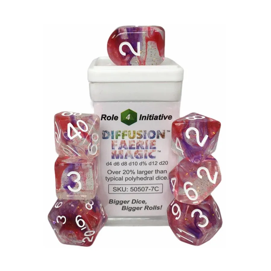 Многогранные игральные кости — Волшебная магия, арка d4 с белыми цифрами (7), Game Dice - Diffusion (Role 4 Initiative)
Многогранные игральные кости — Волшебная магия, арка d4 с белыми цифрами (7), Game Dice - Diffusion (Role 4 Initiative)