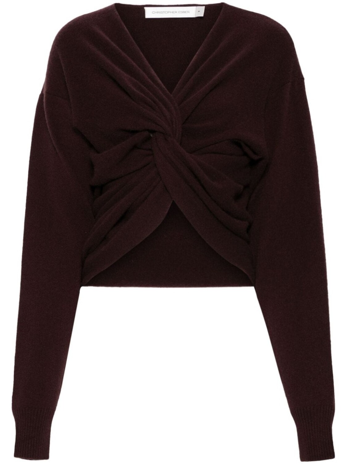 Christopher Esber распущенный свитер, красный
Christopher Esber распущенный свитер, красный