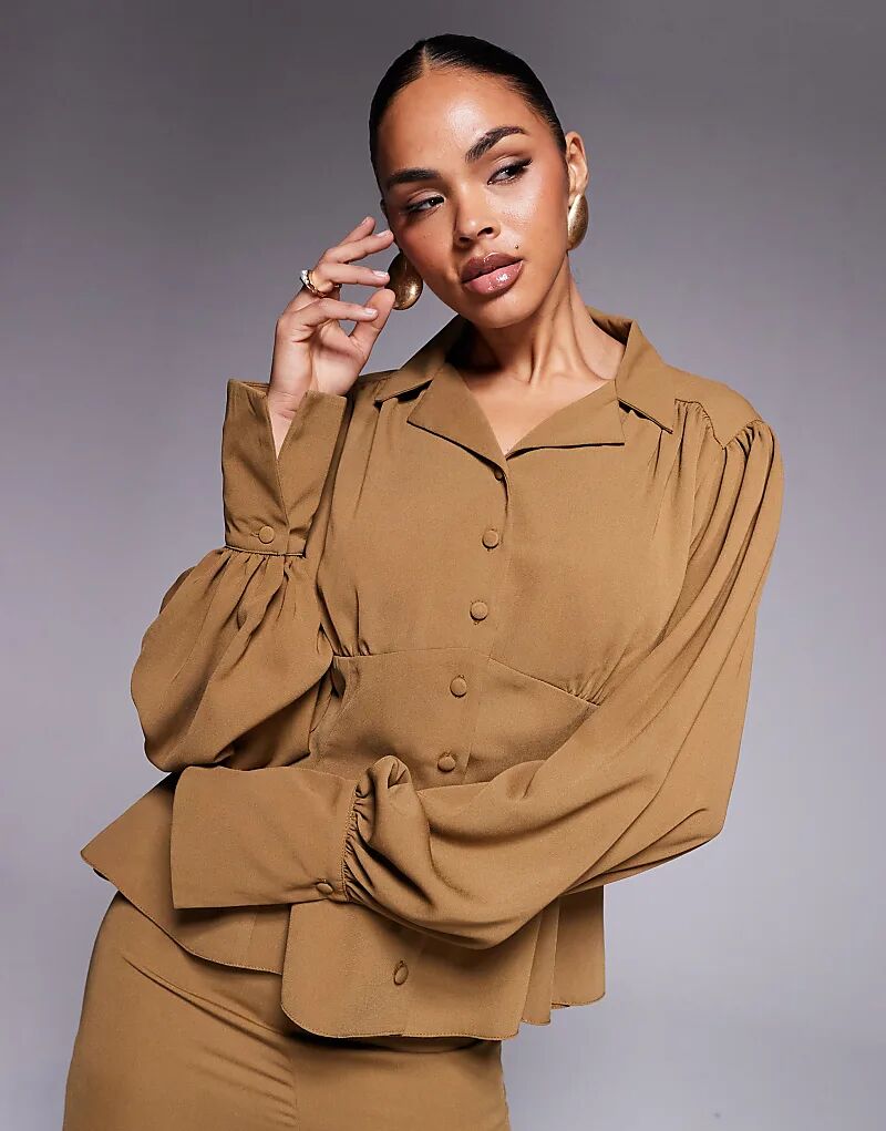 Блузка Daska цвета корицы - часть комплекта
Блузка Daska цвета корицы - часть комплекта