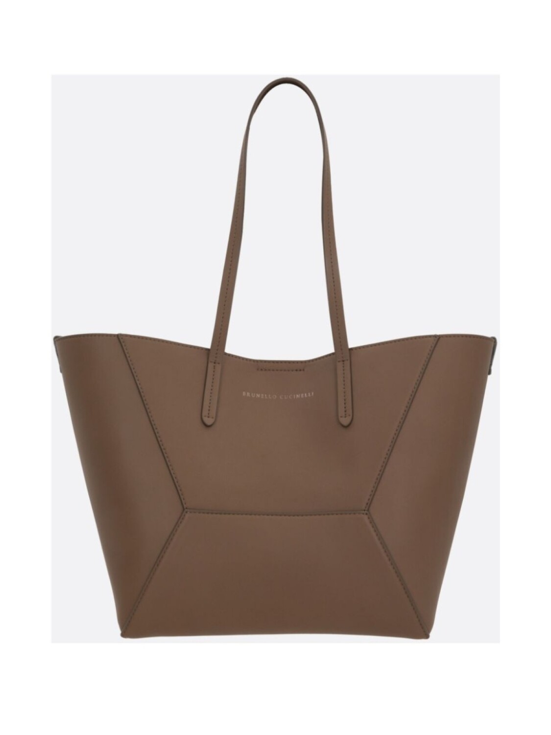 Маленькая сумка-тоут Brunello Cucinelli BC Duo, коричневый
Маленькая сумка-тоут Brunello Cucinelli BC Duo, коричневый