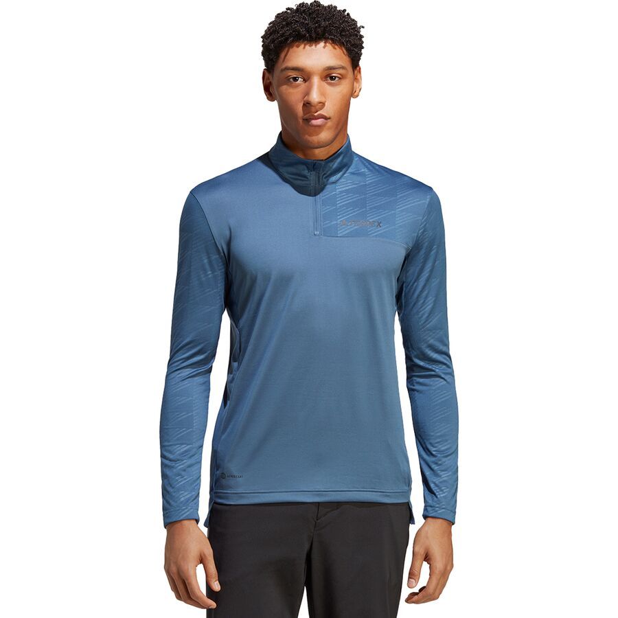 Мужская рубашка Terrex Multi с застежкой-молнией до середины груди Adidas TERREX Adidas TERREX, Wonder Steel
Мужская рубашка Terrex Multi с застежкой-молнией до середины груди Adidas TERREX Adidas TERREX, Wonder Steel