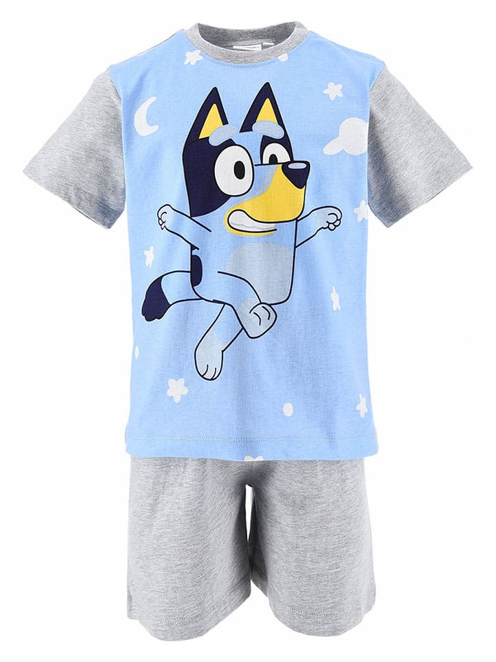 Bluey Пижама "Блюи" серо-светло-голубого цвета
Bluey Пижама "Блюи" серо-светло-голубого цвета