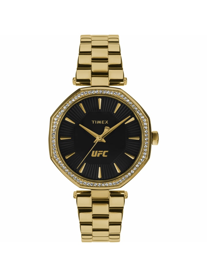 Timex Аналоговые женские часы в золоте
Timex Аналоговые женские часы в золоте