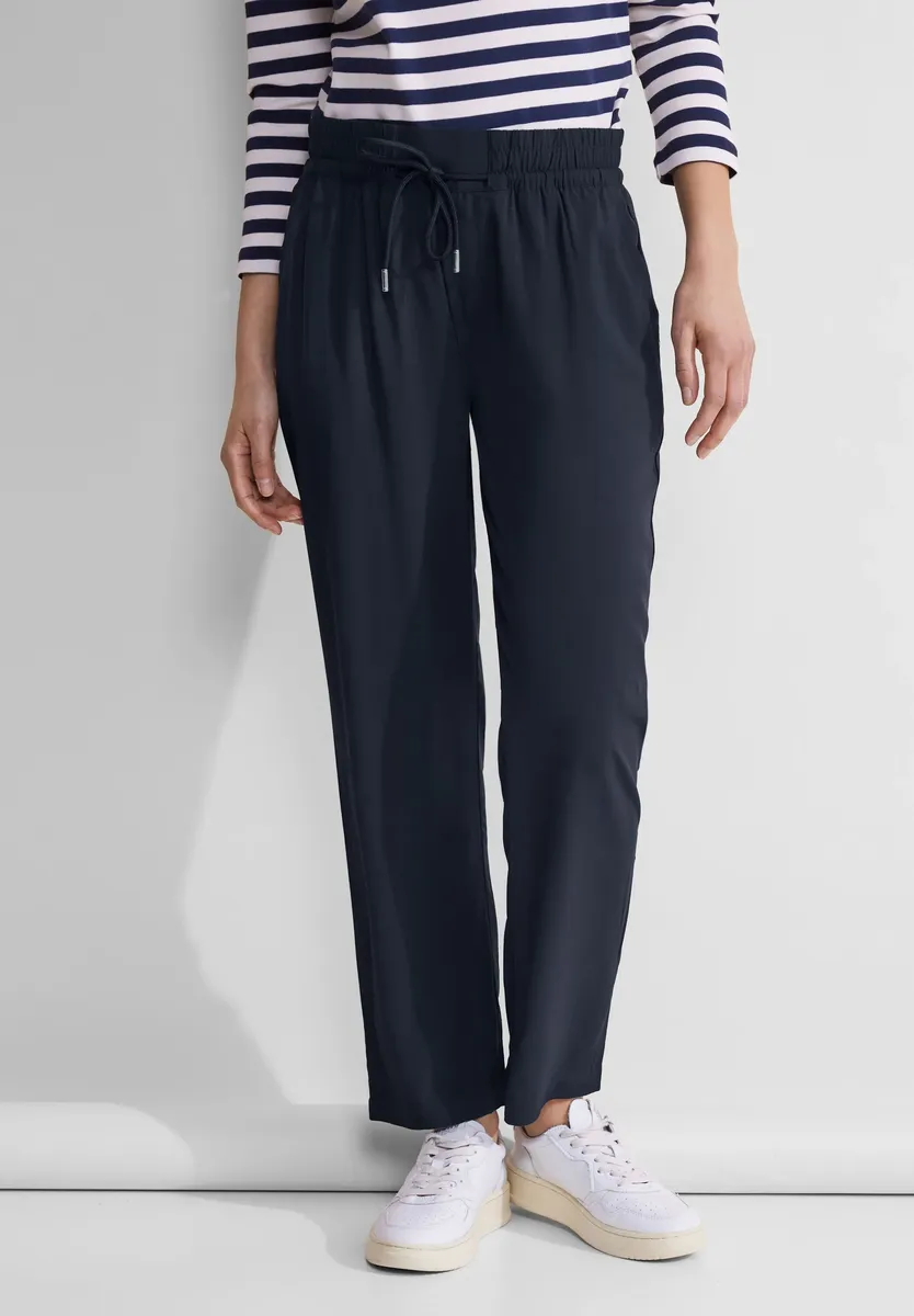 Брюки-скинни STREET ONE, средняя талия, синий
Брюки-скинни STREET ONE, средняя талия, синий