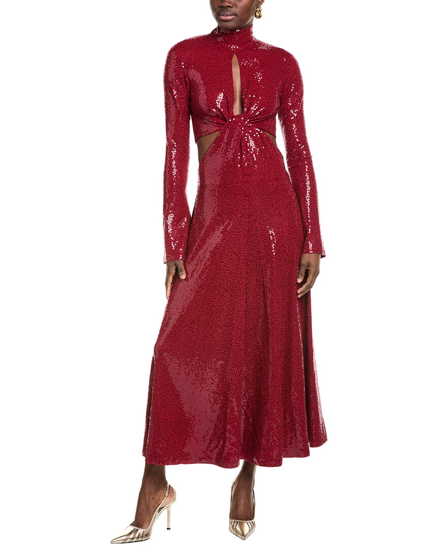 Michael Kors Collection Платье миди с пайетками и вырезами, красный
Michael Kors Collection Платье миди с пайетками и вырезами, красный