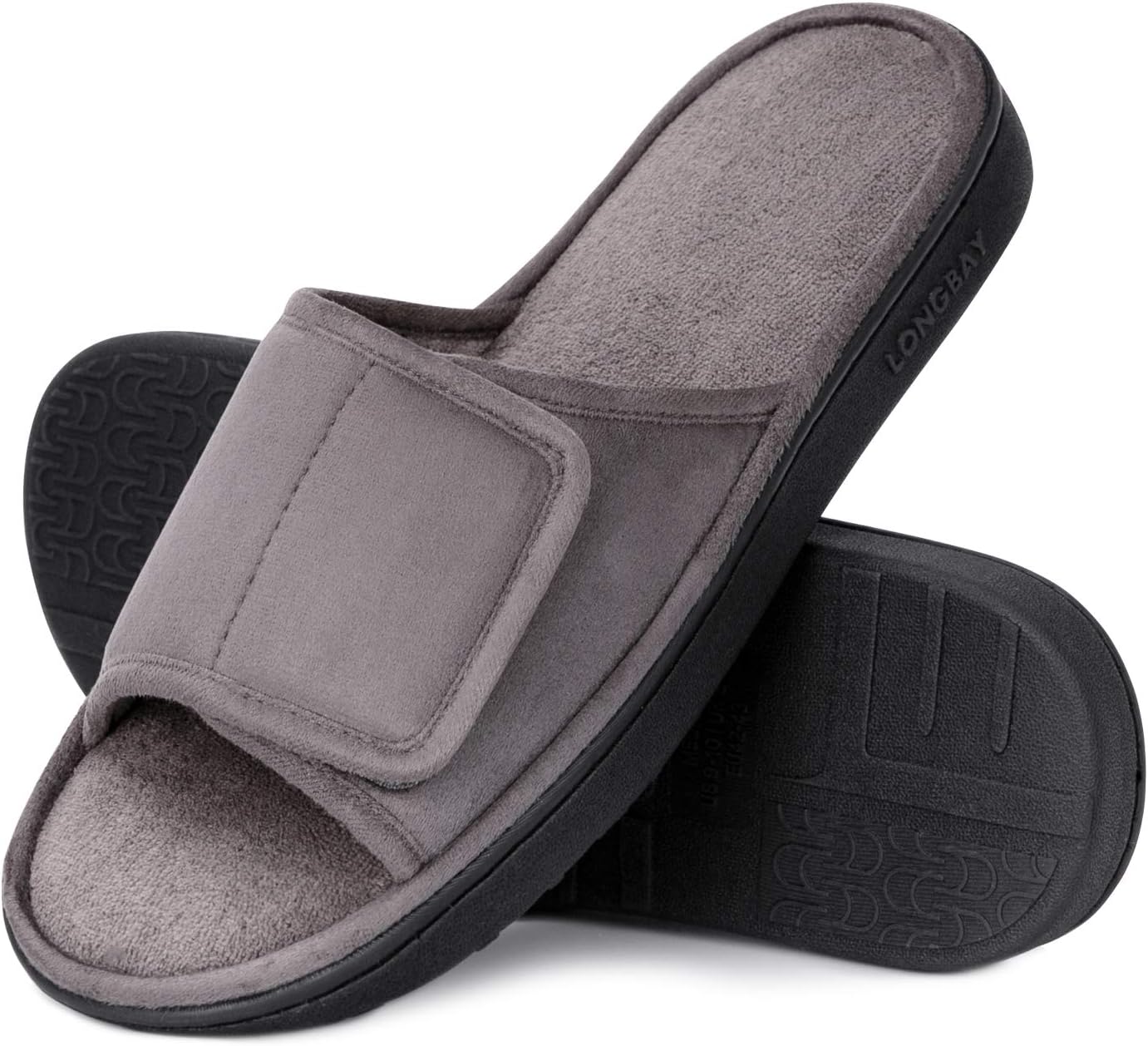 Мужские комфортные шлепанцы LongBay с амортизирующей пенной стелькой, дышащие, из микрозамши для дома, серый
Мужские комфортные шлепанцы LongBay с амортизирующей пенной стелькой, дышащие, из микрозамши для дома, серый