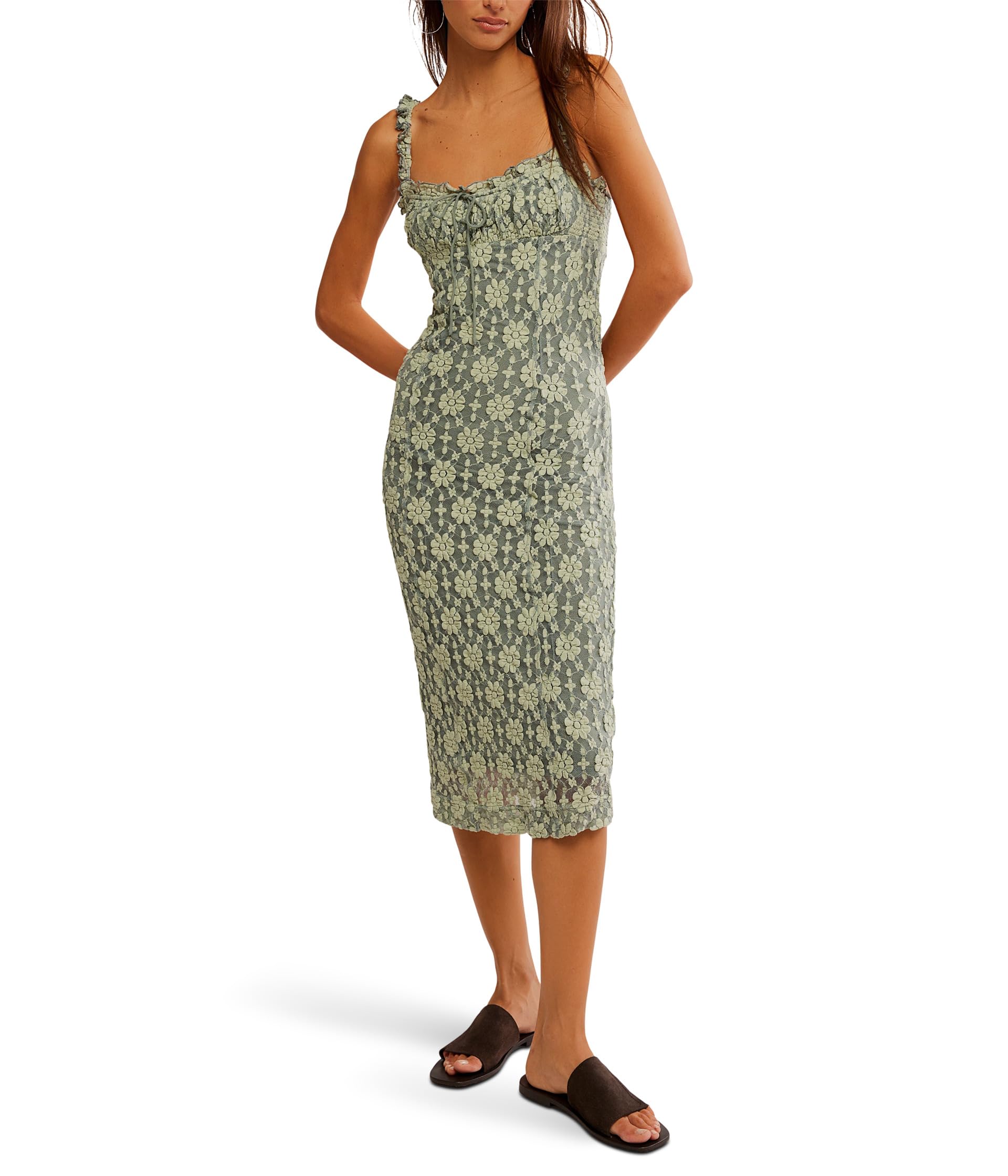 Платье Free People Lucinda Lace Midi, Lilypad Combo
Платье Free People Lucinda Lace Midi, Lilypad Combo