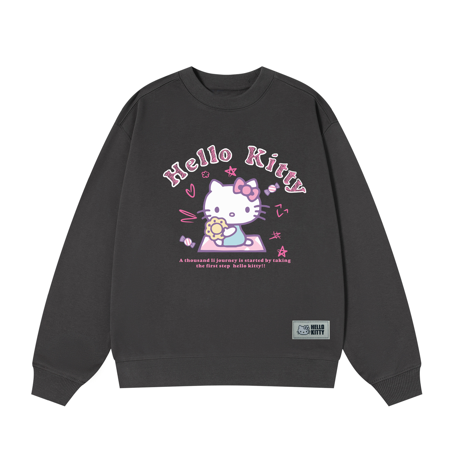 Худи Hello Kitty унисекс Sanrio, темно-серый
Худи Hello Kitty унисекс Sanrio, темно-серый