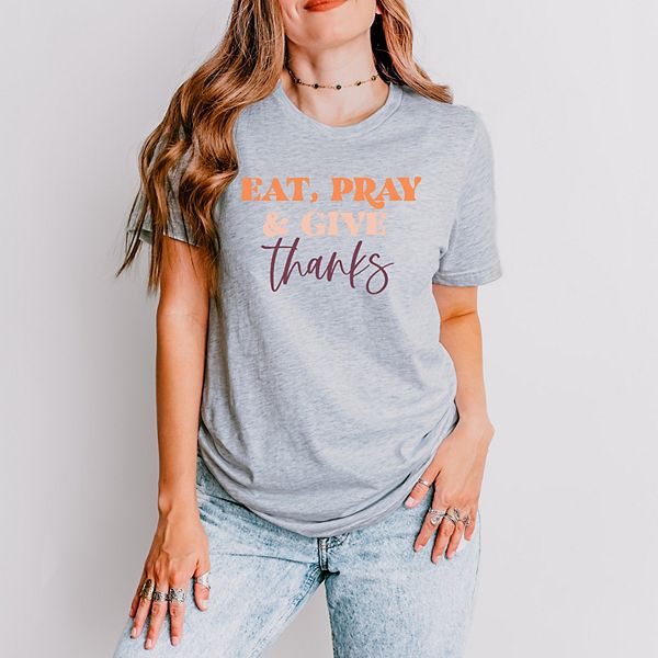 Футболка с коротким рукавом Eat pray and give thanks Simply Sage Market, Heather Grey
Футболка с коротким рукавом Eat pray and give thanks Simply Sage Market, Heather Grey