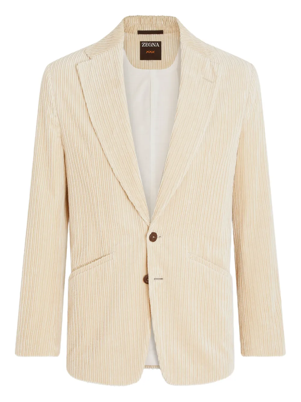 Вельветовый пиджак из кашко Zegna, нейтральный
Вельветовый пиджак из кашко Zegna, нейтральный
