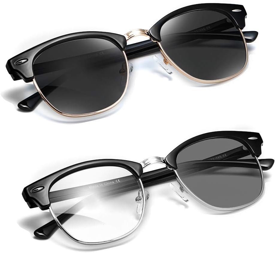 Полуободковые поляризованные солнцезащитные очки для мужчин, фотохромные солнцезащитные очки для женщин, унисекс TY201903 TIANYESY, T2-2pcs:gold(polarized)+silver(photochromic Blue Light)
Полуободковые поляризованные солнцезащитные очки для мужчин, фотохромные солнцезащитные очки для женщин, унисекс TY201903 TIANYESY, T2-2pcs:gold(polarized)+silver(photochromic Blue Light)