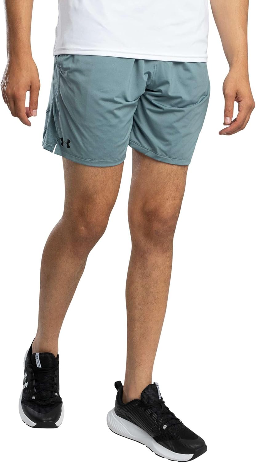 Мужские шорты Under Armour Tech Vent зеленые, Jasper Blue-Black
Мужские шорты Under Armour Tech Vent зеленые, Jasper Blue-Black