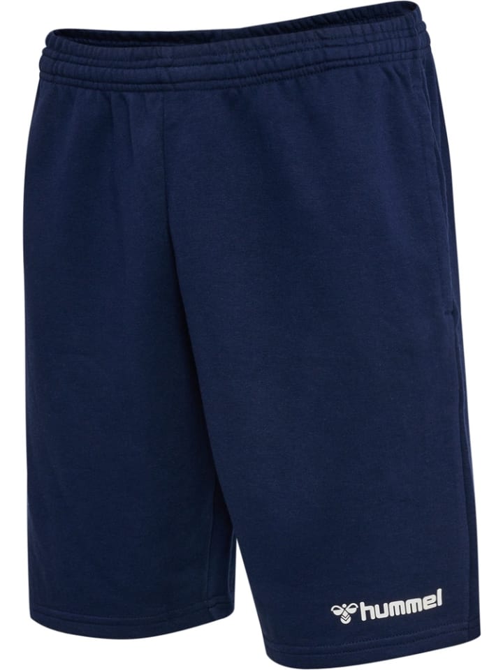 Hummel Короткие хлопковые бермуды "Hmlmover" синего цвета
Hummel Короткие хлопковые бермуды "Hmlmover" синего цвета