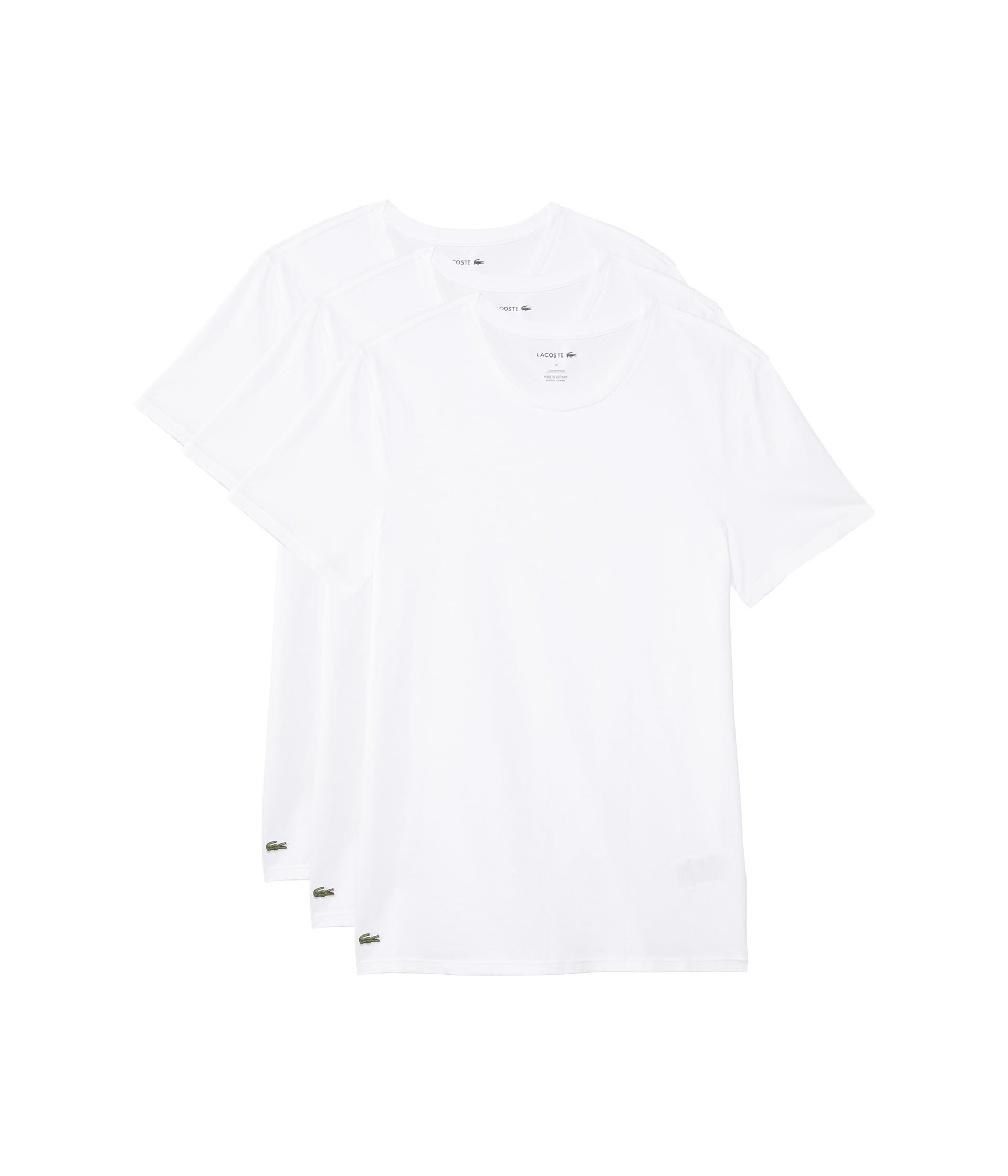 Футболка Lacoste 100% Cotton Slim Fit Crew-neck T-shirt 3-pack, белый 
Футболка Lacoste 100% Cotton Slim Fit Crew-neck T-shirt 3-pack, белый