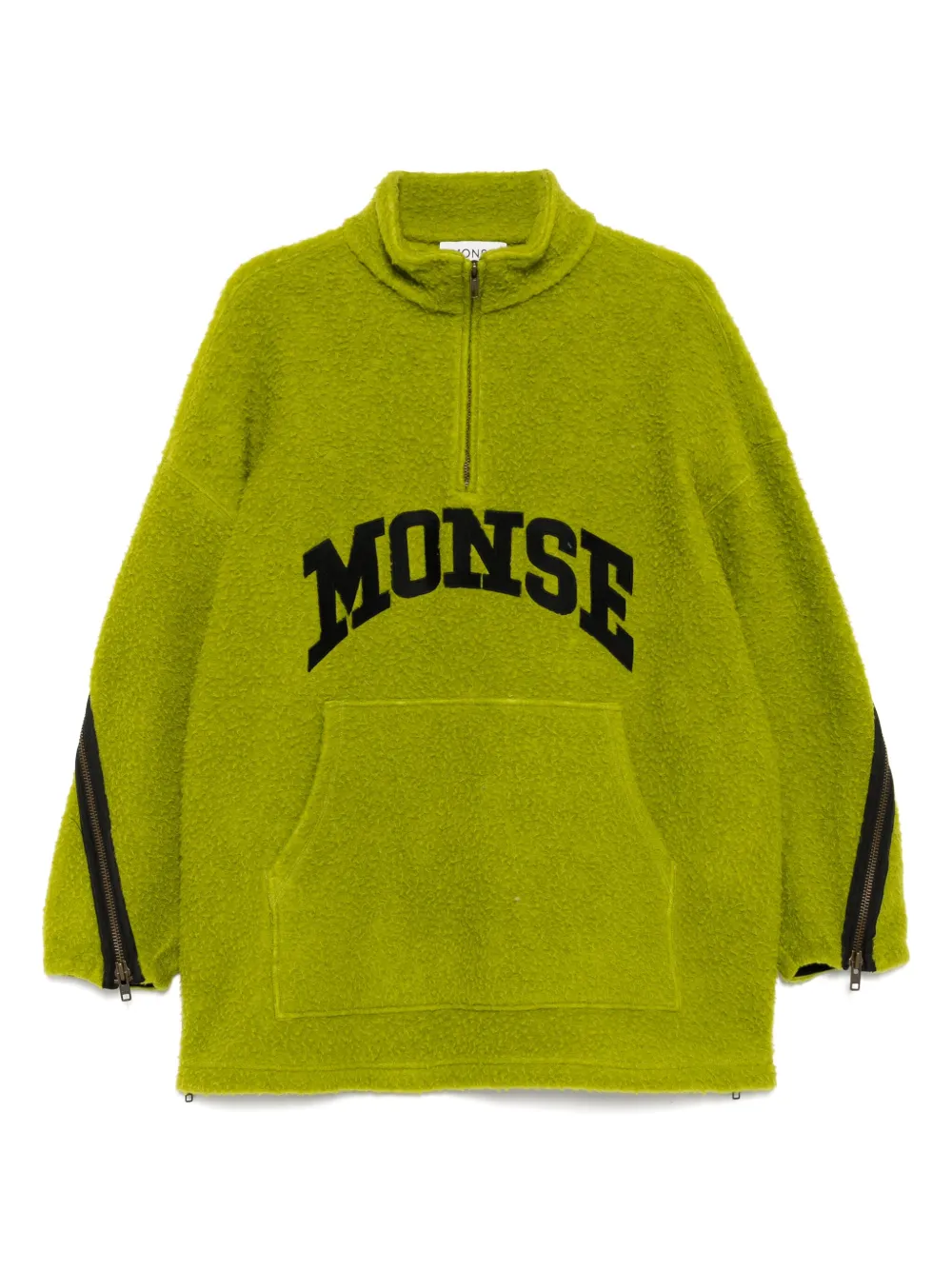 Флисовая толстовка с воротником на молнии Monse, зеленый
Флисовая толстовка с воротником на молнии Monse, зеленый