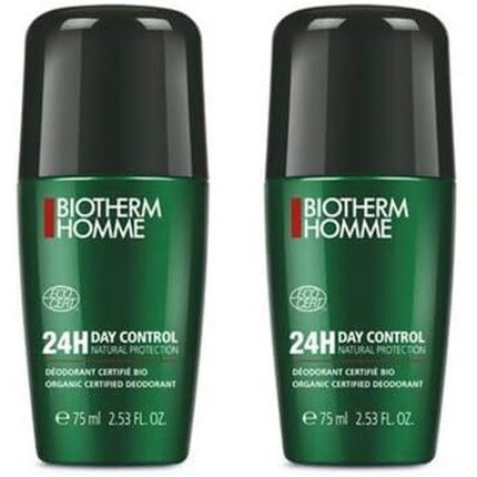 Biotherm Homme Day Control Natural Protection 24H Органический шариковый шарик 75 мл — упаковка из 2 шт.
Biotherm Homme Day Control Natural Protection 24H Органический шариковый шарик 75 мл — упаковка из 2 шт.