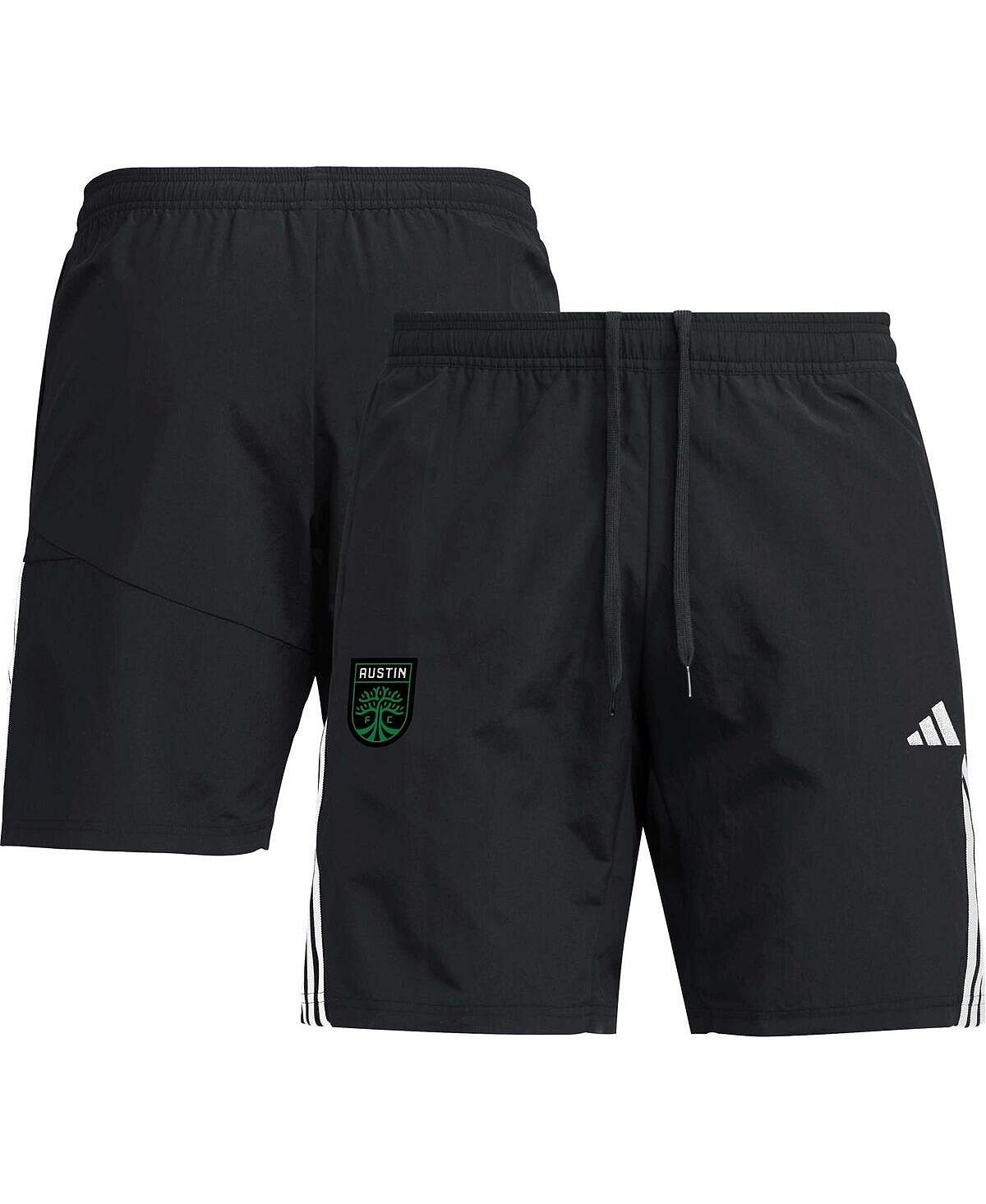 Мужские черные шорты для отдыха Austin FC adidas
Мужские черные шорты для отдыха Austin FC adidas