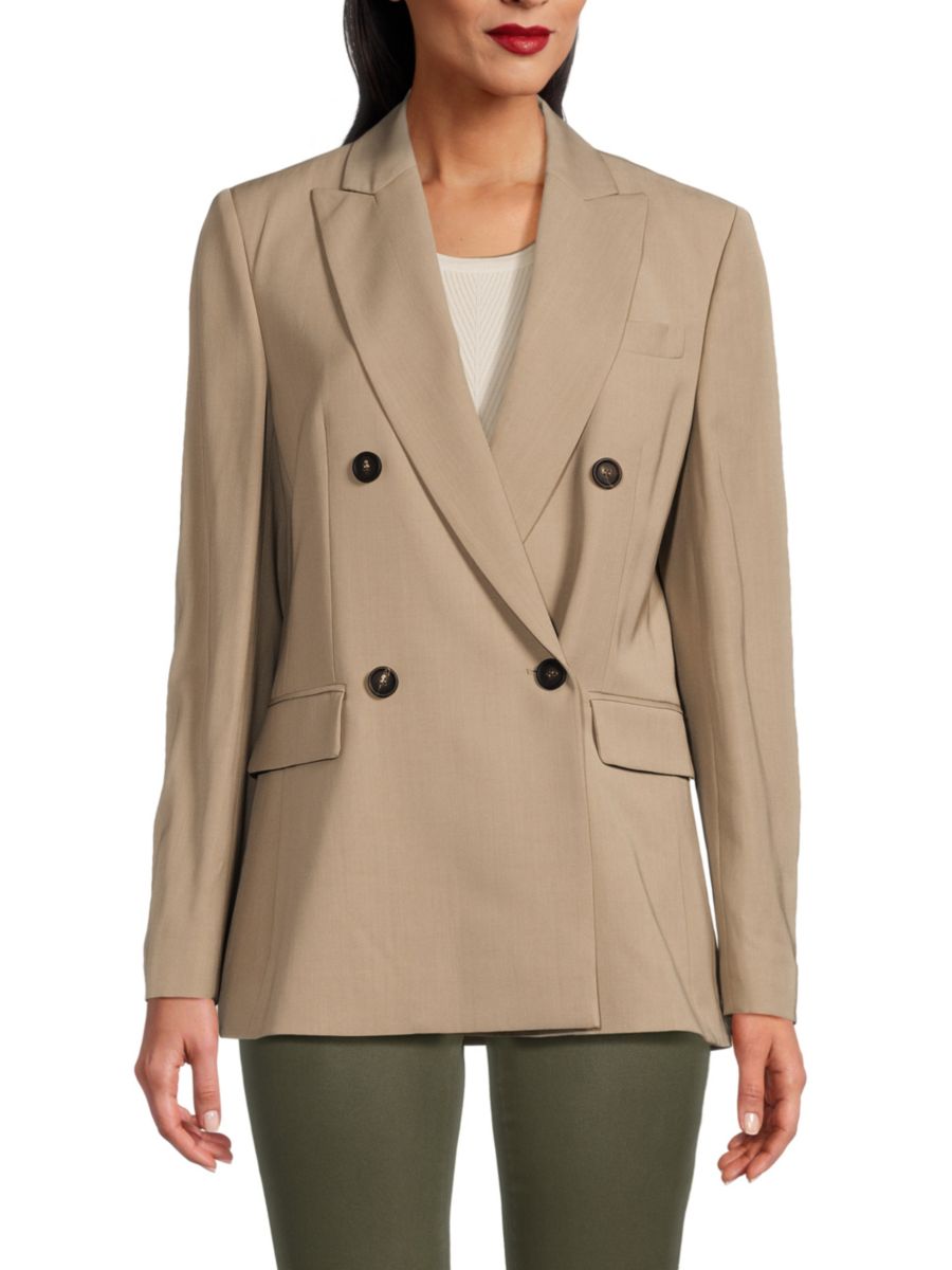 Двубортный пиджак из смесовой шерсти Brunello Cucinelli, цвет Dark Beige
Двубортный пиджак из смесовой шерсти Brunello Cucinelli, цвет Dark Beige