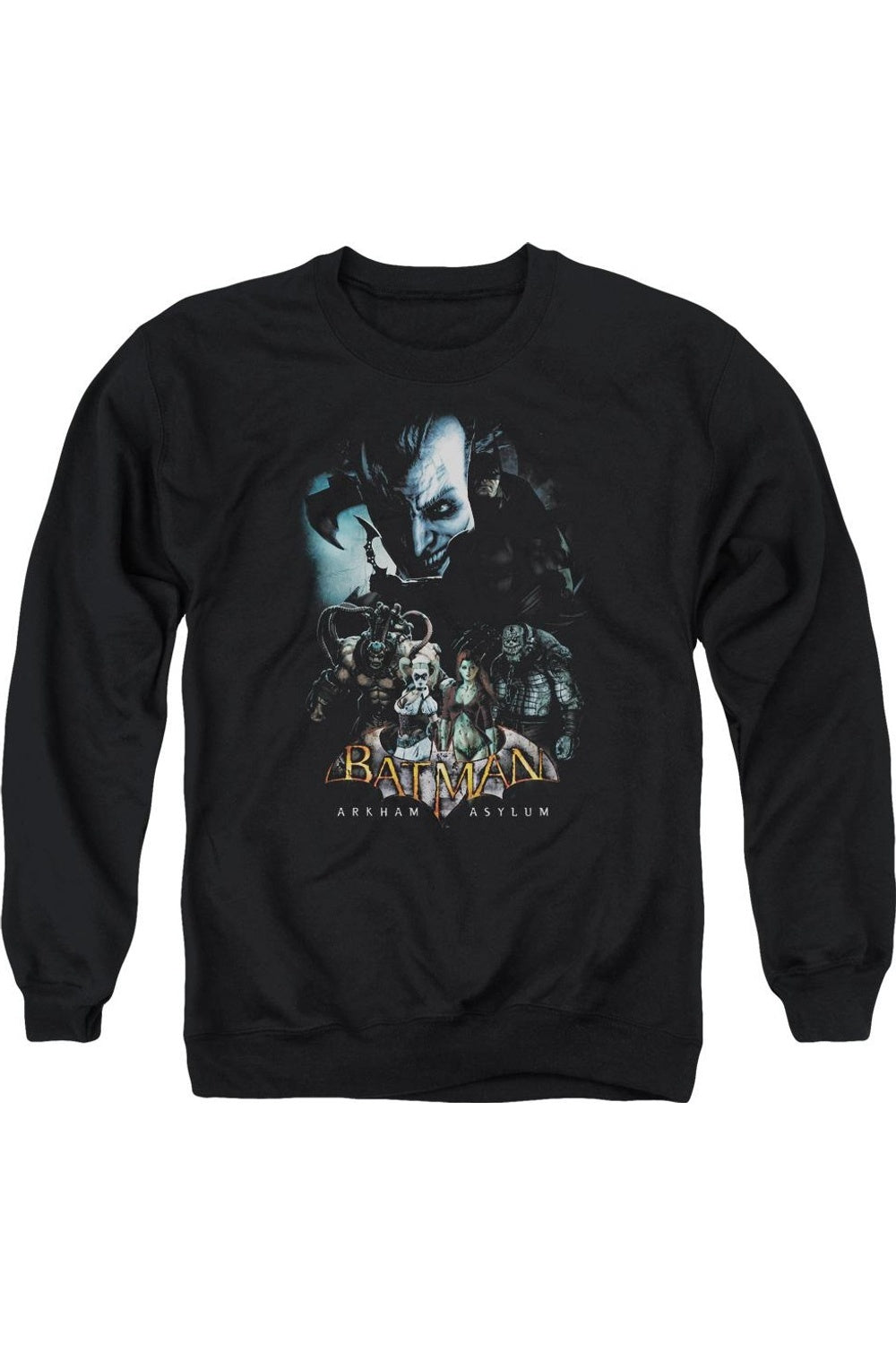 Толстовка Batman Arkham Asylum Five Against One для взрослых с круглым вырезом Gildan, черный
Толстовка Batman Arkham Asylum Five Against One для взрослых с круглым вырезом Gildan, черный