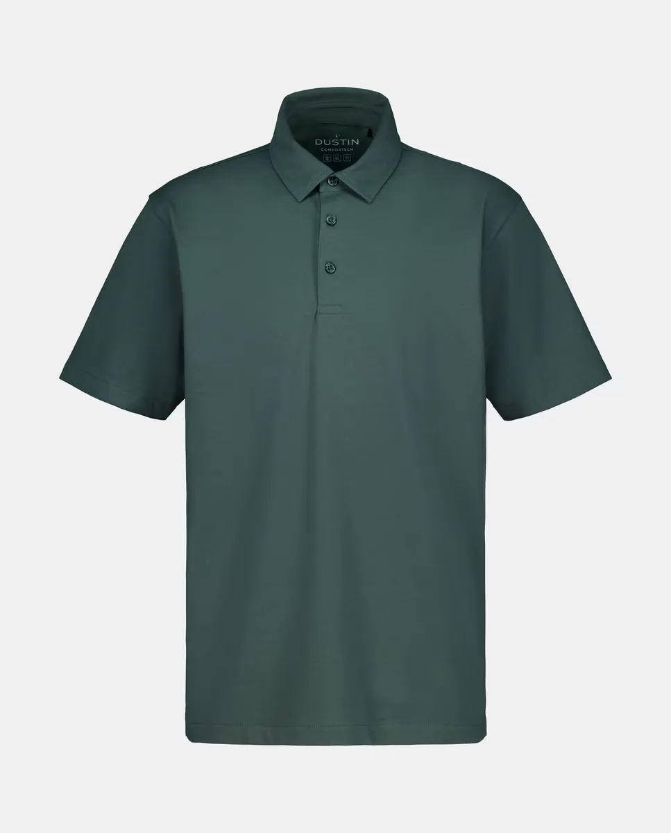 Поло с коротким рукавом, гладкая вязка, Comfortech, мужское Dustin, темно-зеленый
Поло с коротким рукавом, гладкая вязка, Comfortech, мужское Dustin, темно-зеленый