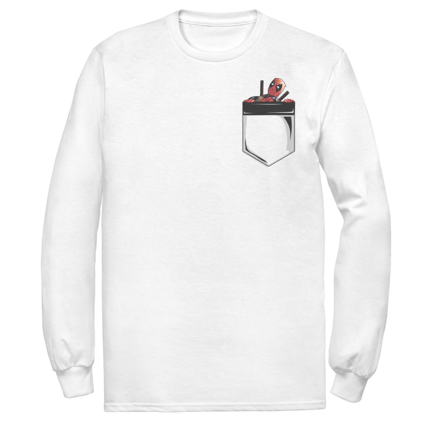 Мужская футболка с искусственным карманом и рисунком Marvel Deadpool Peekaboo
Мужская футболка с искусственным карманом и рисунком Marvel Deadpool Peekaboo