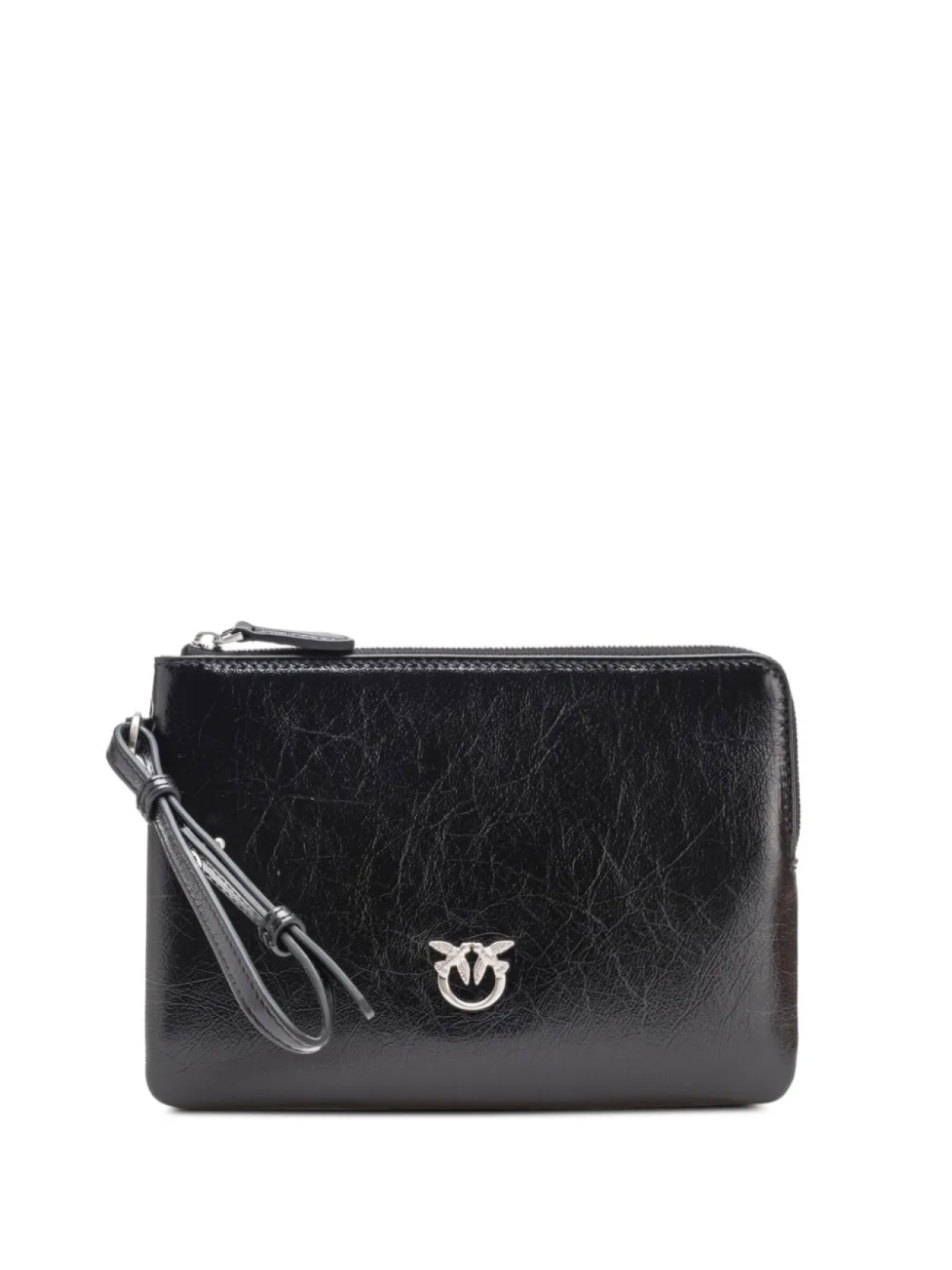Клатч на молнии PINKO, черный 
Клатч на молнии PINKO, черный