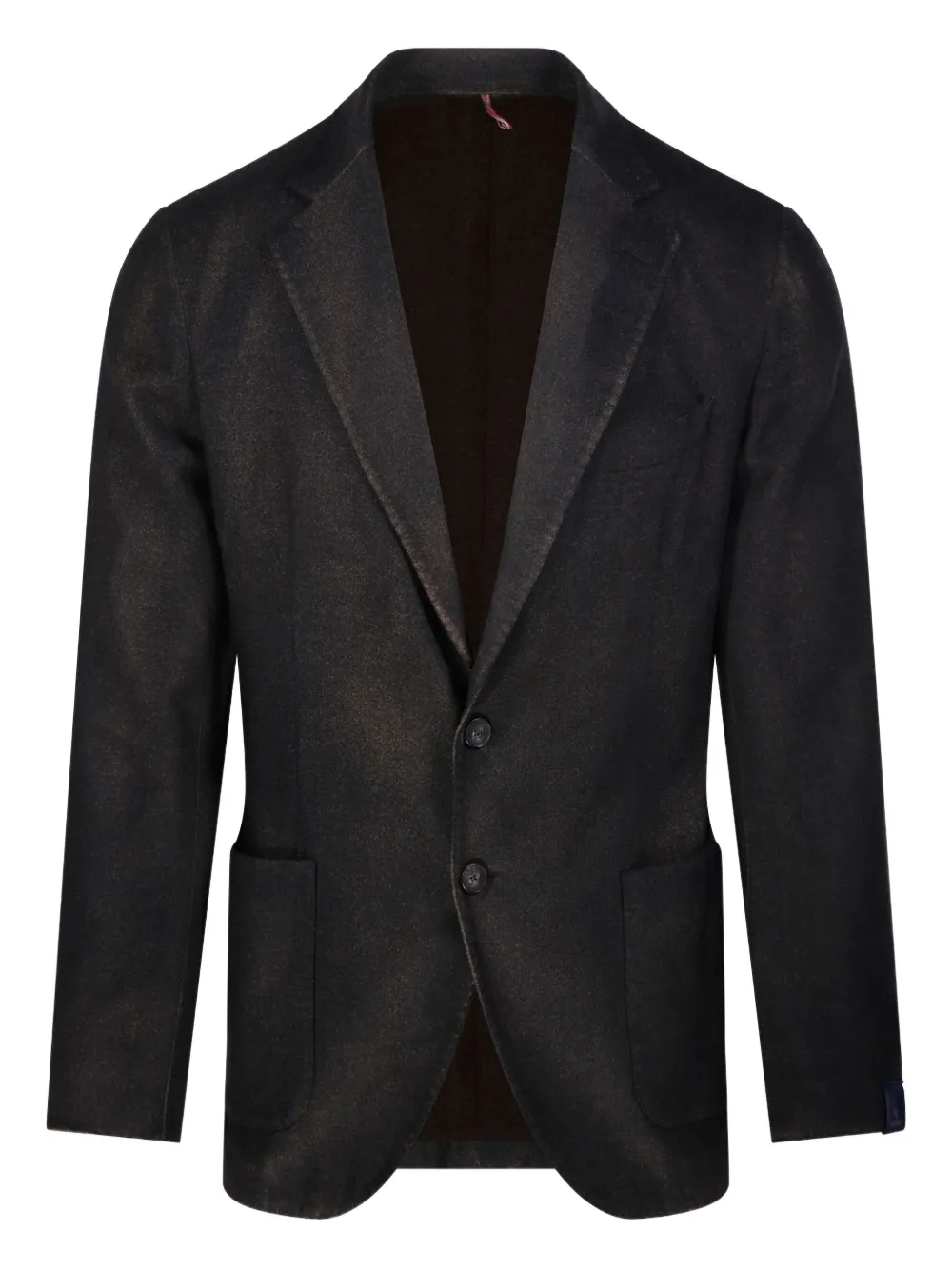 Блейзер в крапинку с двумя пуговицами Santaniello, черный 
Блейзер в крапинку с двумя пуговицами Santaniello, черный