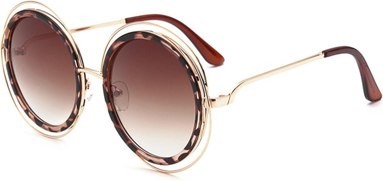 Willochra Модные металлические солнцезащитные очки с двойной круглой оправой и проволочным каркасом, большие круглые солнцезащитные очки для женщин, роскошные солнцезащитные очки с градиентным переходом цвета, C2
Willochra Модные металлические солнцезащитные очки с двойной круглой оправой и проволочным каркасом, большие круглые солнцезащитные очки для женщин, роскошные солнцезащитные очки с градиентным переходом цвета, C2