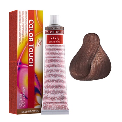 Color Touch Creme Краска для волос 6/57 Темно-русый Махагоновый Песок 60 мл Wella
Color Touch Creme Краска для волос 6/57 Темно-русый Махагоновый Песок 60 мл Wella