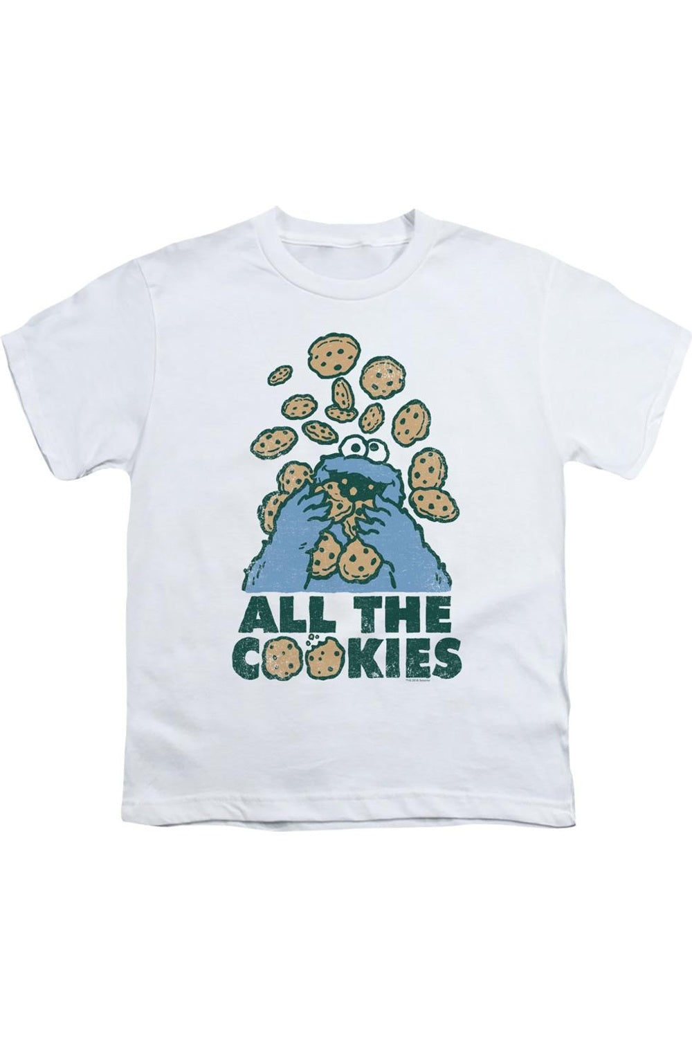Футболка с коротким рукавом "Все печеньки" от Sesame Street для детей Gildan, белый
Футболка с коротким рукавом "Все печеньки" от Sesame Street для детей Gildan, белый