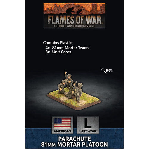 Фигурки Flames Of War: Parachute Mortar Platoon (Plastic)
Фигурки Flames Of War: Parachute Mortar Platoon (Plastic)