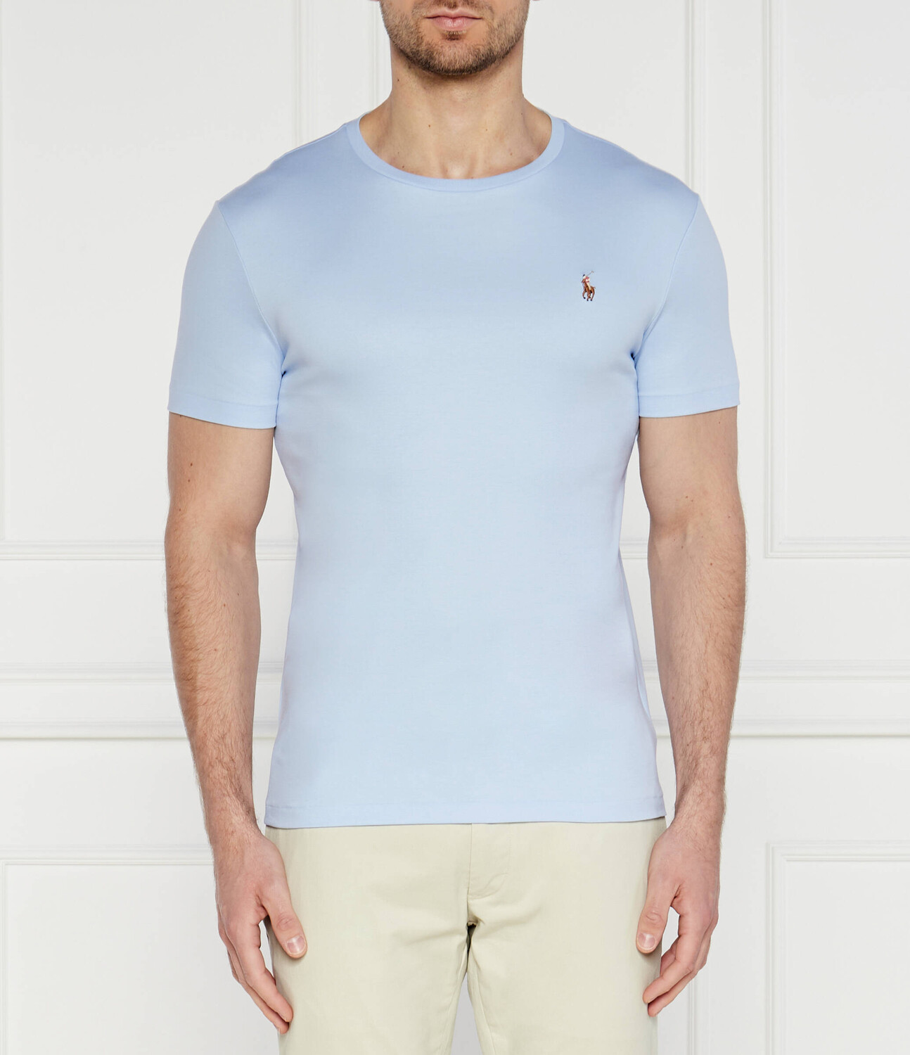 Футболка POLO RALPH LAUREN Custom fit, небесно-голубой
Футболка POLO RALPH LAUREN Custom fit, небесно-голубой