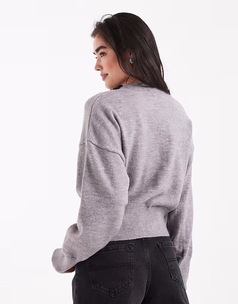 Приталенный кардиган Daisy Street в школьном сером цвете
Приталенный кардиган Daisy Street в школьном сером цвете