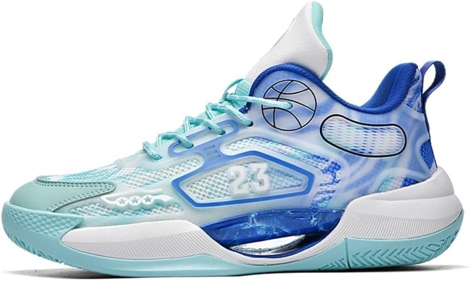 Мужские баскетбольные кроссовки, нескользящие, дышащие, износостойкие, модные и удобные, для активного отдыха и прогулок Generic, синий
Мужские баскетбольные кроссовки, нескользящие, дышащие, износостойкие, модные и удобные, для активного отдыха и прогулок Generic, синий