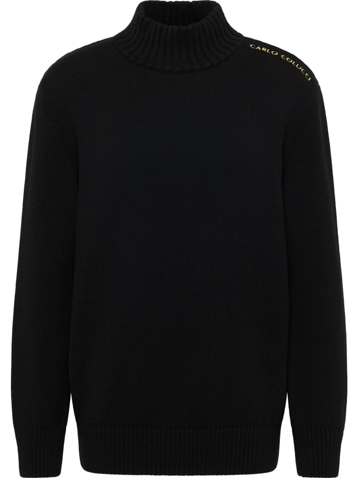 Пуловер Carlo Colucci Strick Divenuto, черный
Пуловер Carlo Colucci Strick Divenuto, черный