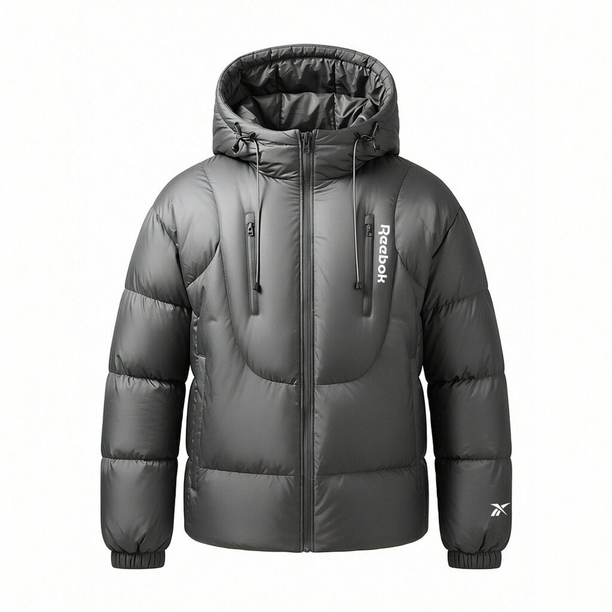 Пуховик Unisex с капюшоном утепленный стеганый Reebok, темно-серый
Пуховик Unisex с капюшоном утепленный стеганый Reebok, темно-серый