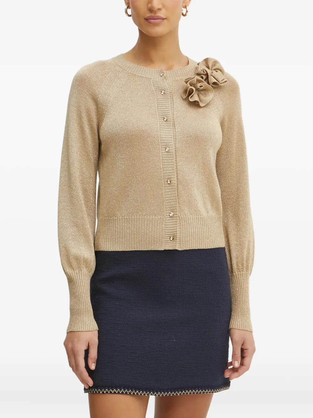 Кардиган с цветочной аппликацией LUISA SPAGNOLI, нейтральный
Кардиган с цветочной аппликацией LUISA SPAGNOLI, нейтральный