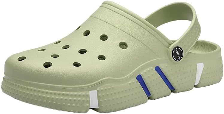 Большие дышащие мужские садовые сабо с отверстиями - комфортная обувь для пары, пляжные, слипоны, противоскользящие Hhhchpm, светло-зеленый
Большие дышащие мужские садовые сабо с отверстиями - комфортная обувь для пары, пляжные, слипоны, противоскользящие Hhhchpm, светло-зеленый