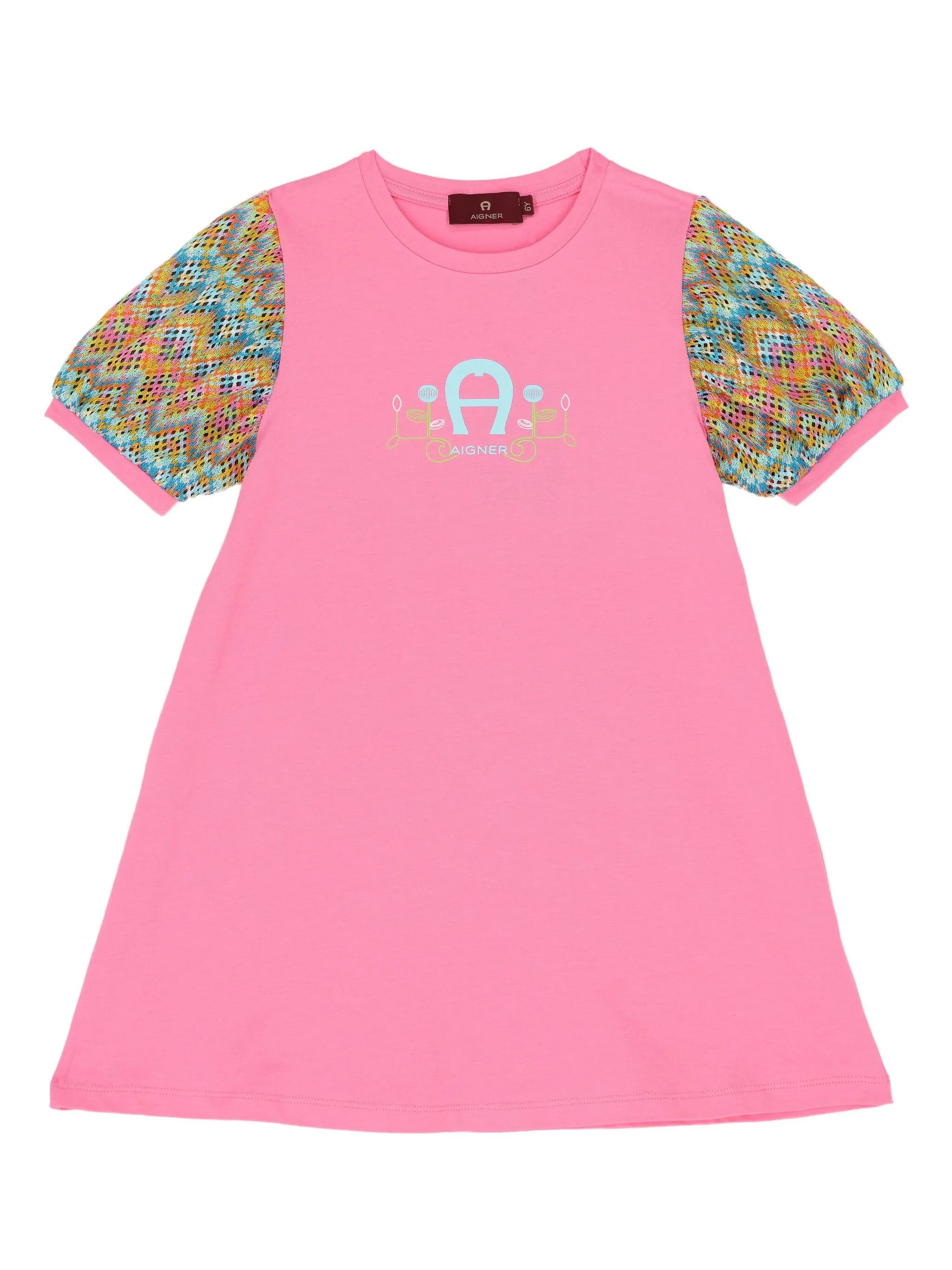 Платье-футболка с графичным принтом Aigner Kids, розовый
Платье-футболка с графичным принтом Aigner Kids, розовый