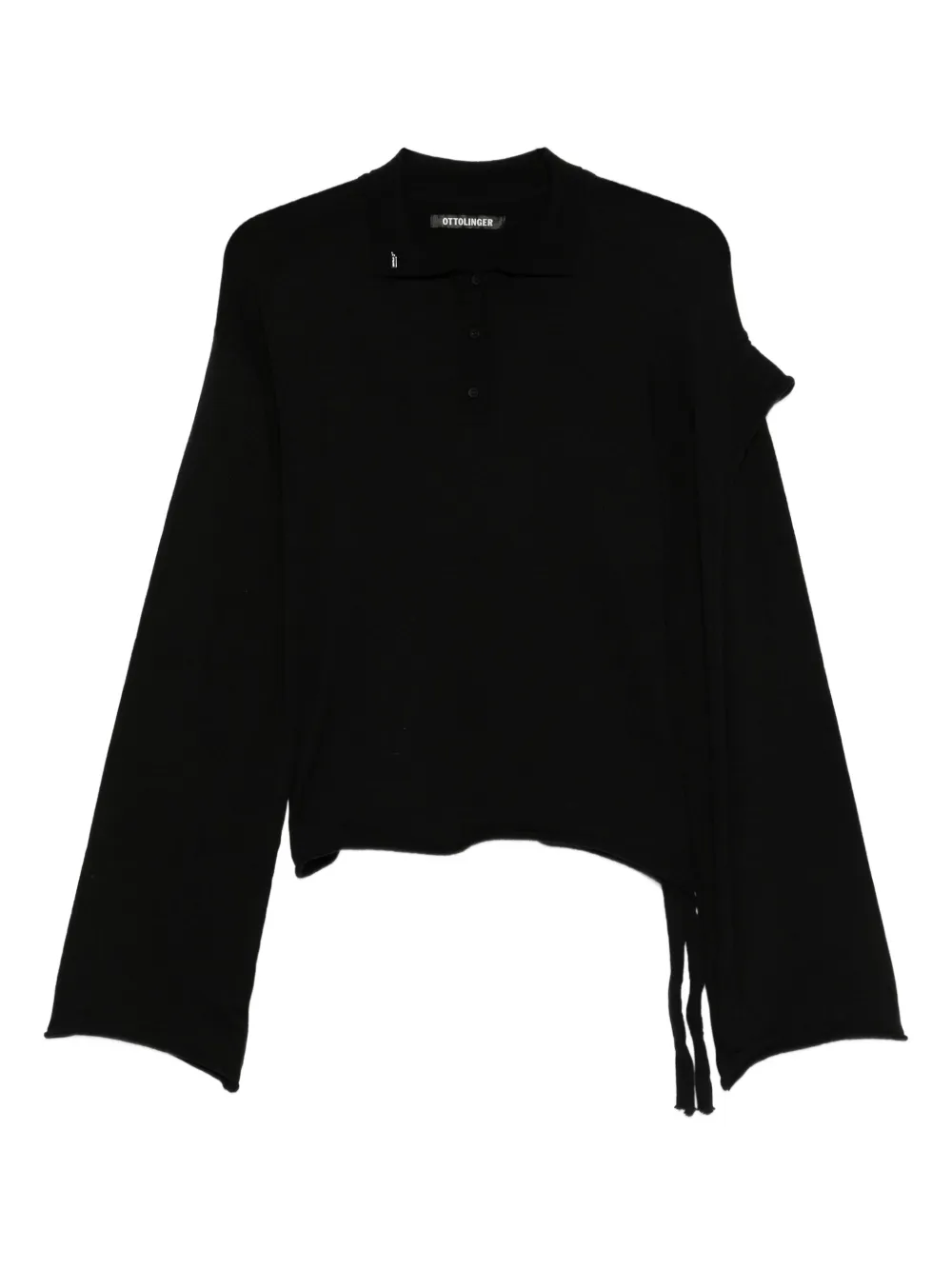 Трикотажный топ асимметричного кроя Ottolinger, черный
Трикотажный топ асимметричного кроя Ottolinger, черный