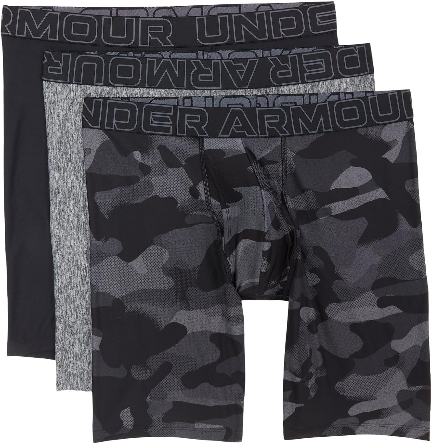 Under Armour мужские боксеры Performance Tech Print 9" 3 шт, Black
Under Armour мужские боксеры Performance Tech Print 9" 3 шт, Black