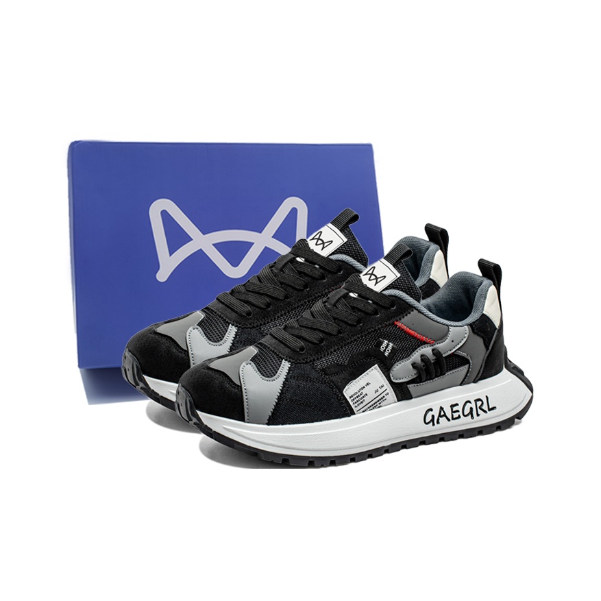 MIIOW Мужские противоскользящие износостойкие кеды низкие черные, цвет Black
MIIOW Мужские противоскользящие износостойкие кеды низкие черные, цвет Black