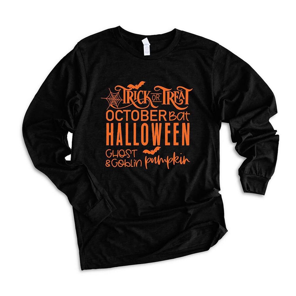 Футболка с длинными рукавами и рисунком Halloween Sayings Simply Sage Market, черный
Футболка с длинными рукавами и рисунком Halloween Sayings Simply Sage Market, черный