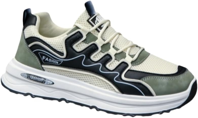 Мужские дышащие спортивные кроссовки Fusecottc - легкие, для повседневного использования, активного отдыха, моды и фитнеса, зеленый
Мужские дышащие спортивные кроссовки Fusecottc - легкие, для повседневного использования, активного отдыха, моды и фитнеса, зеленый