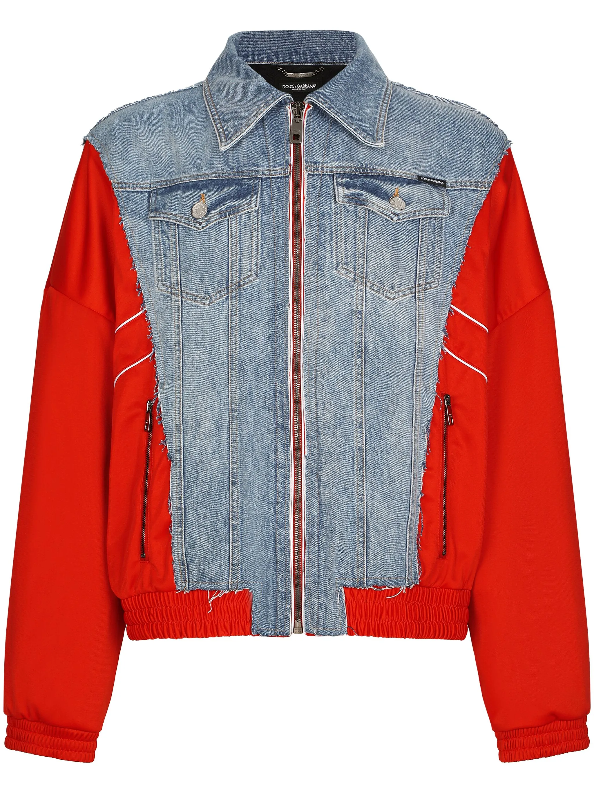 Джинсовая куртка с эффектом потертости Dolce & Gabbana, синий
Джинсовая куртка с эффектом потертости Dolce & Gabbana, синий