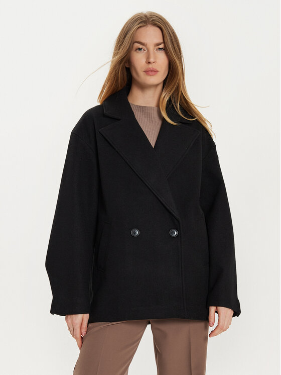 Переходное пальто стандартного кроя Gina Tricot, черный
Переходное пальто стандартного кроя Gina Tricot, черный