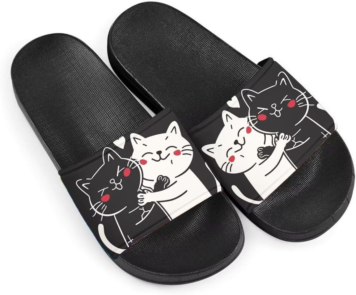 Сандалии GETELINSENG с черно-белым рисунком кошки для женщин и мужчин, плоские EVA-сандалии для дома и улицы, легкие и удобные
Сандалии GETELINSENG с черно-белым рисунком кошки для женщин и мужчин, плоские EVA-сандалии для дома и улицы, легкие и удобные