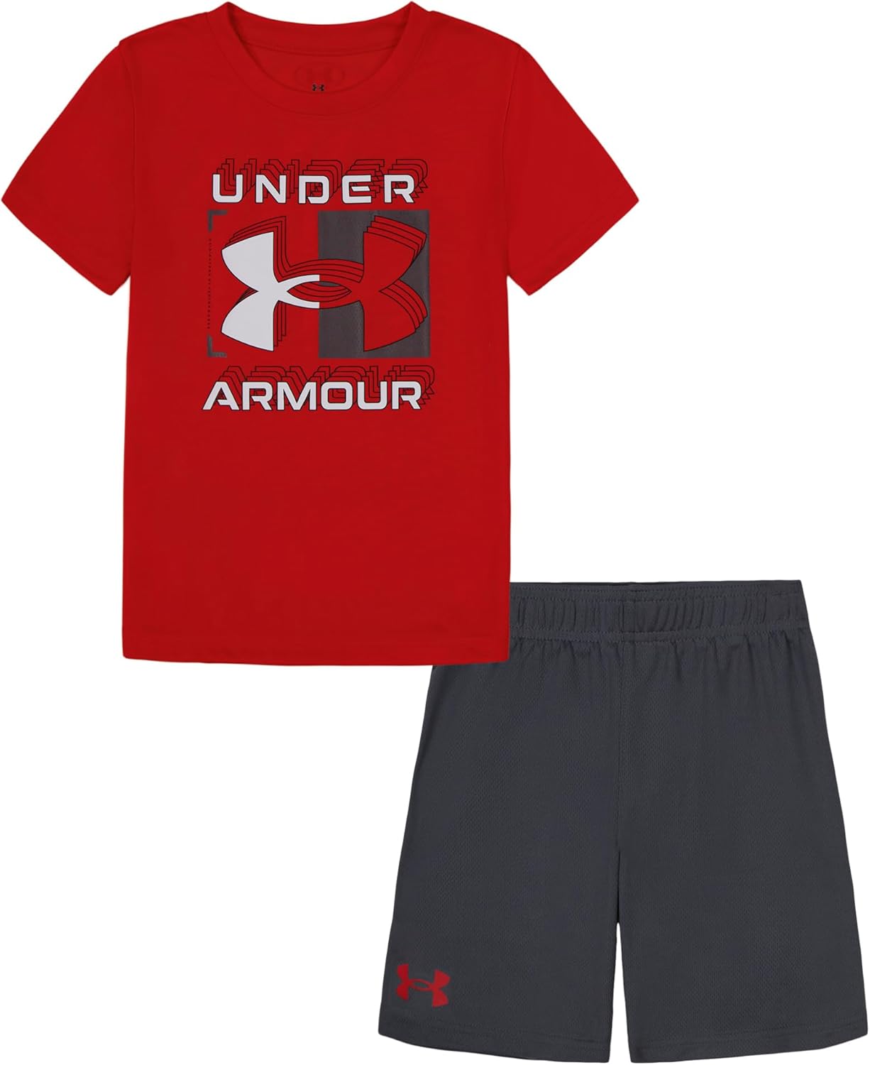 Under Armour майка с короткими рукавами и шорты для мальчиков, легкие и дышащие, Red - Mesh Short
Under Armour майка с короткими рукавами и шорты для мальчиков, легкие и дышащие, Red - Mesh Short