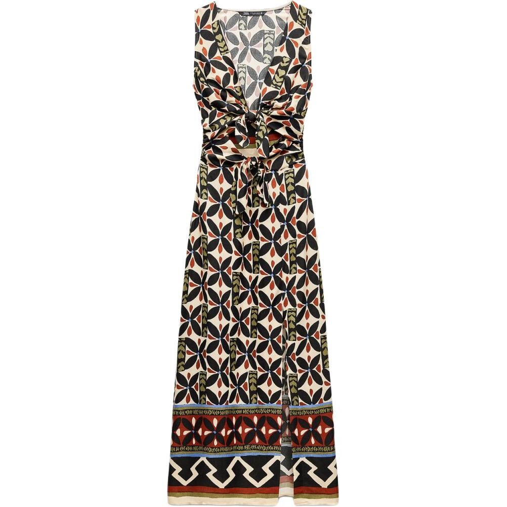 Платье без рукавов женское многоцветное Zara
Платье без рукавов женское многоцветное Zara